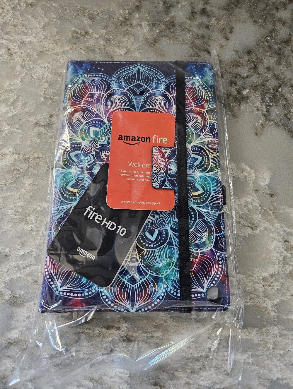 New VORI Amazon Fire HD 10 Case Cover Mandala Galaxy 11th 13th Gen 2021 2023